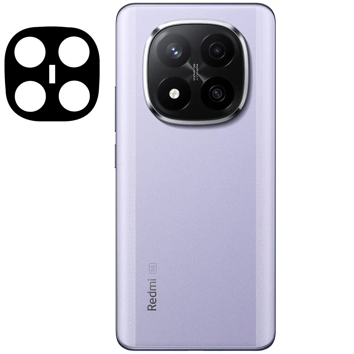 Gehärtetes Glas für die Kamera für Xiaomi Redmi Note 14 Pro Plus 5G, Bizon Glass Silk Lens, 2 Stück