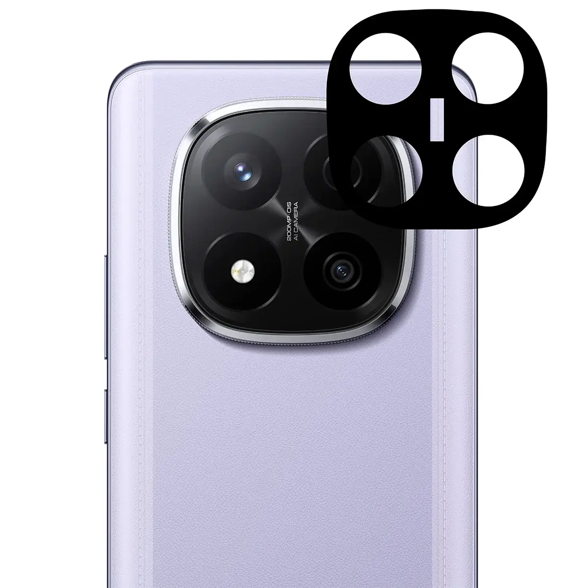 Gehärtetes Glas für die Kamera für Xiaomi Redmi Note 14 Pro Plus 5G, Bizon Glass Silk Lens, 2 Stück