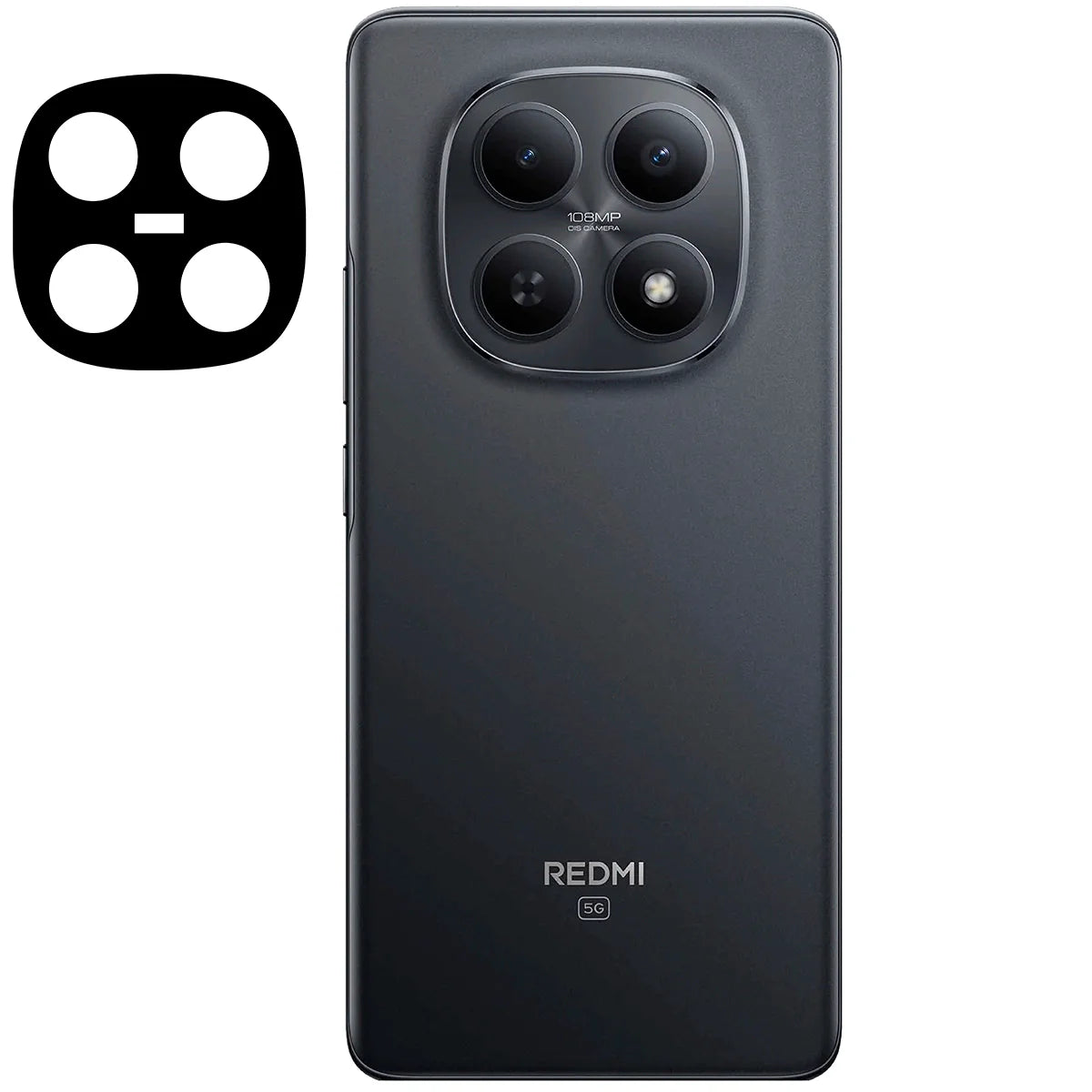 Gehärtetes Glas für die Kamera für Xiaomi Redmi Note 15 5G / POCO M8 5G, Bizon Glass Lens, 2 Stück