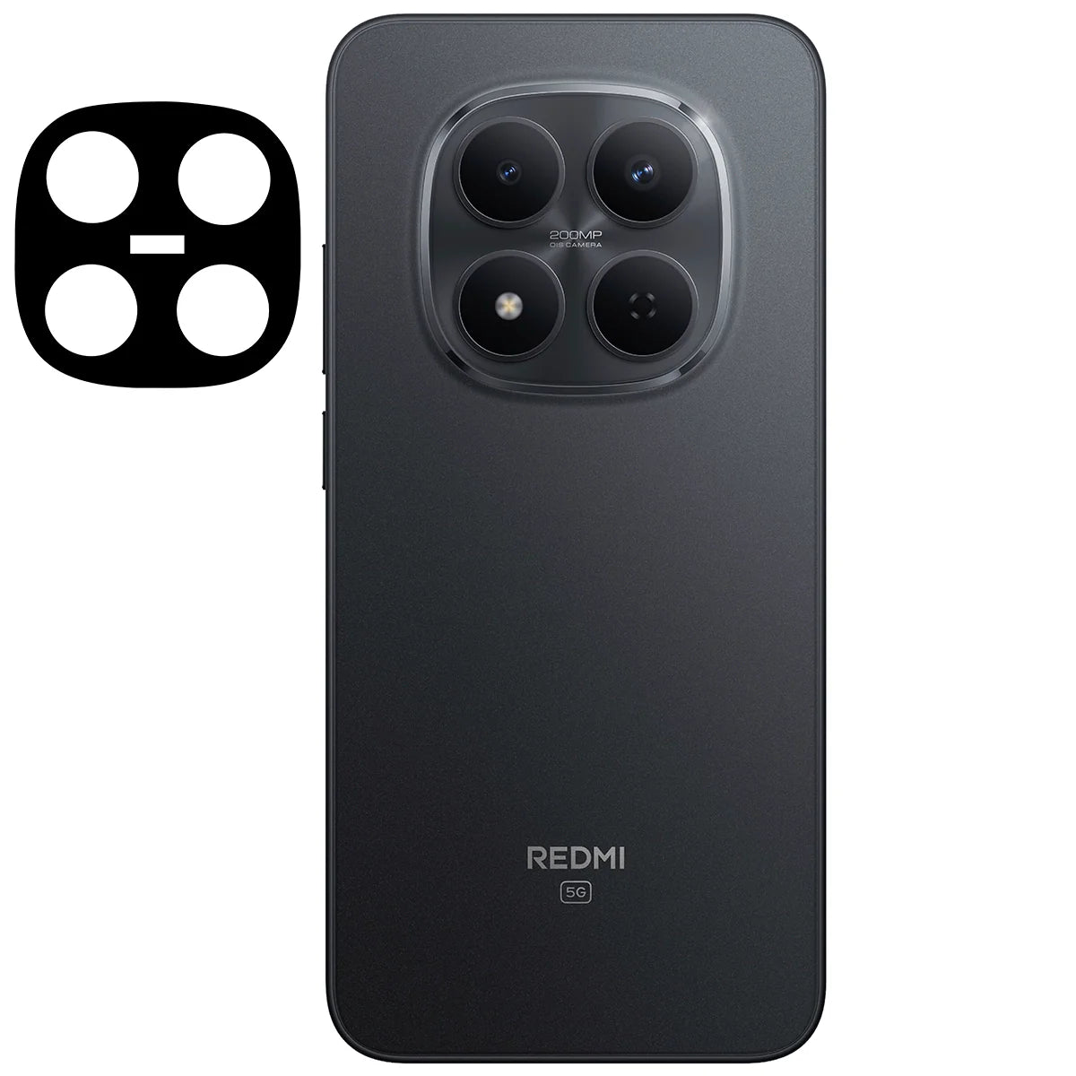 Gehärtetes Glas für die Kamera für Xiaomi Redmi Note 15 Pro 5G / 15 Pro Plus 5G / Poco M8 Pro 5G, Bizon Glass Lens, 2 Stück