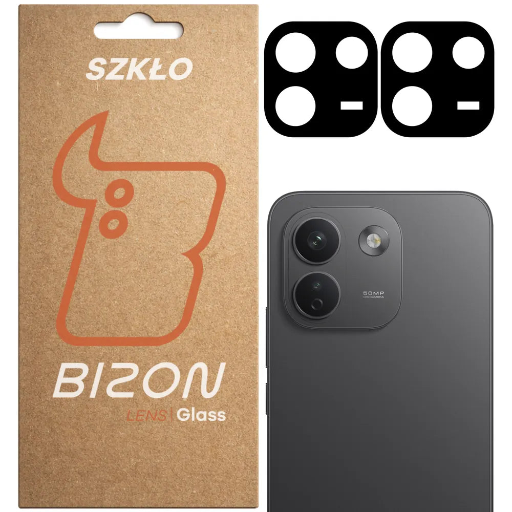 Gehärtetes Glas für die Kamera für Xiaomi Redmi Note 17 Pro Max 5G, Bizon Glass Lens, 2 Stück (1/5)