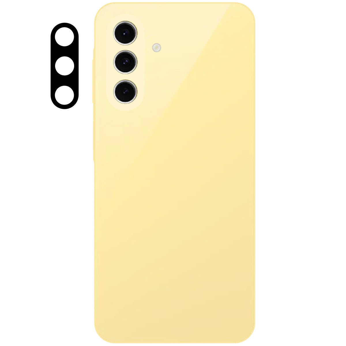 Gehärtetes Glas für die Kamera für Galaxy A26 5G, Bizon Glass Silk Lens, 2 Stück