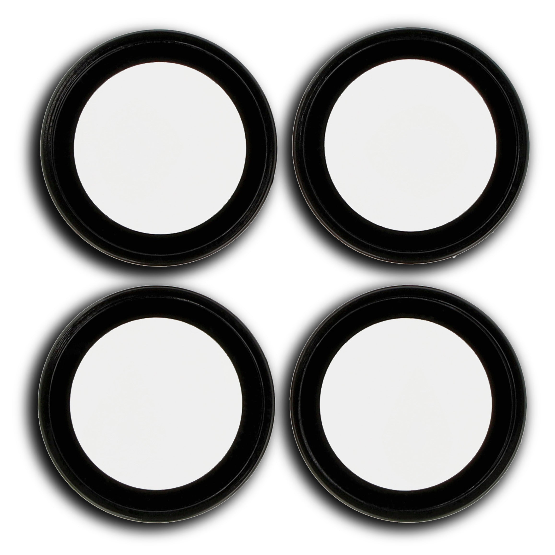 Gehärtetes Glas für die Kamera für Xiaomi 14T Pro, Bizon Glass Snap Lens, 1 Set, Schwarzer Rahmen