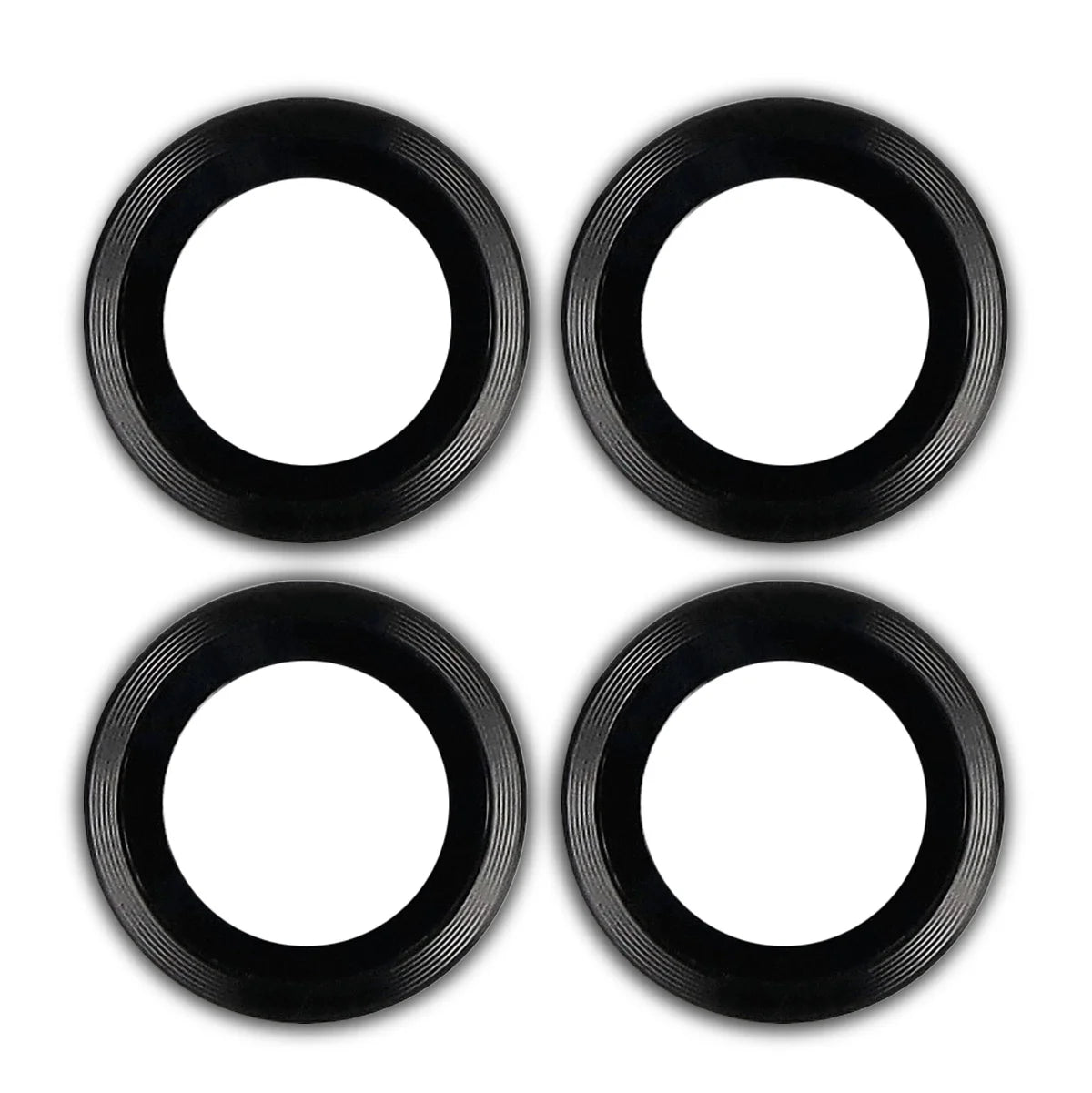 Glas für die Kamera für Motorola Moto G87 5G / G77 5G / G67 5G, Bizon Glass Snap Lens, 1 Set, Schwarzer Rahmen
