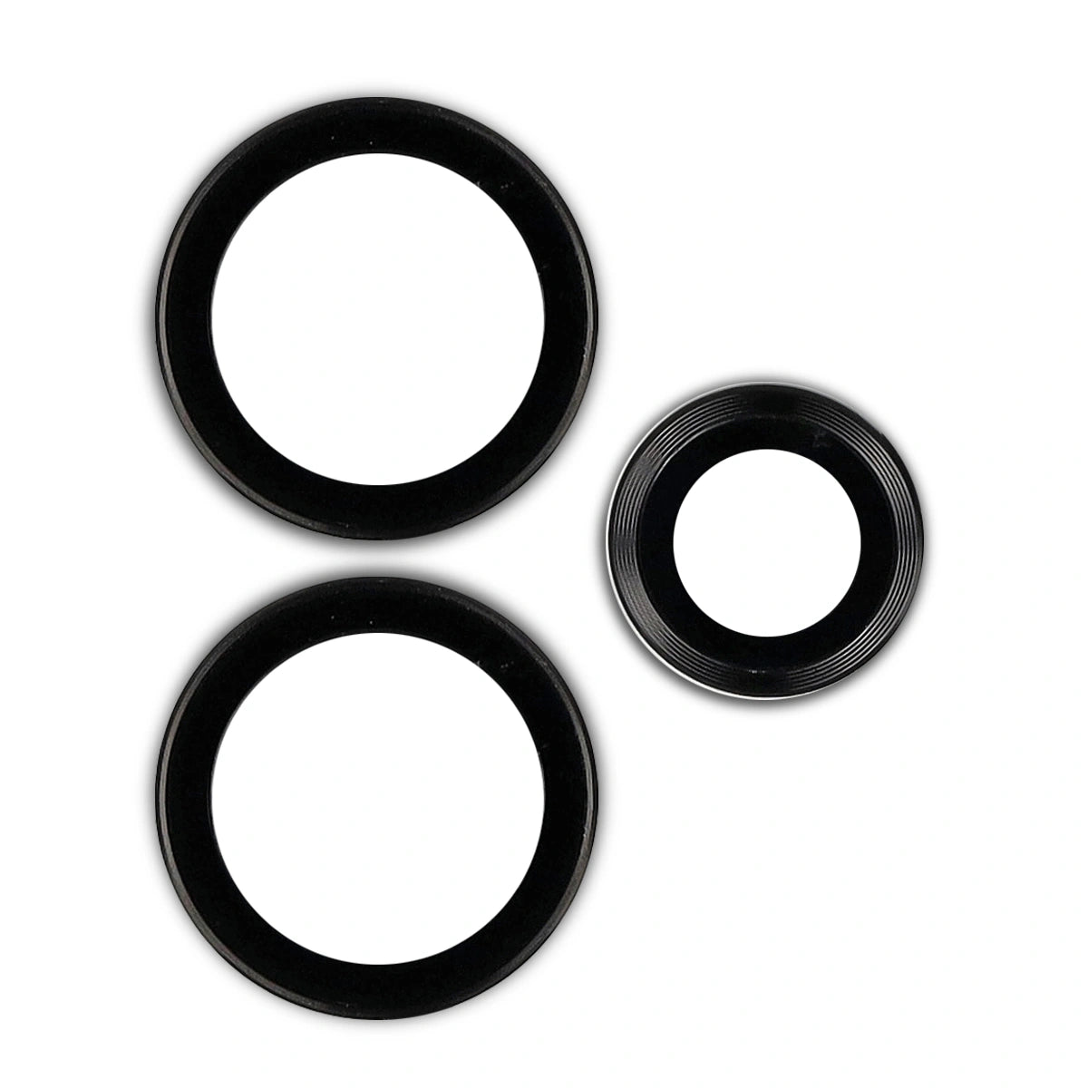Glas für die Kamera für Oppo Reno 15, Bizon Glass Snap Lens, 1 Set, Schwarzer Rahmen