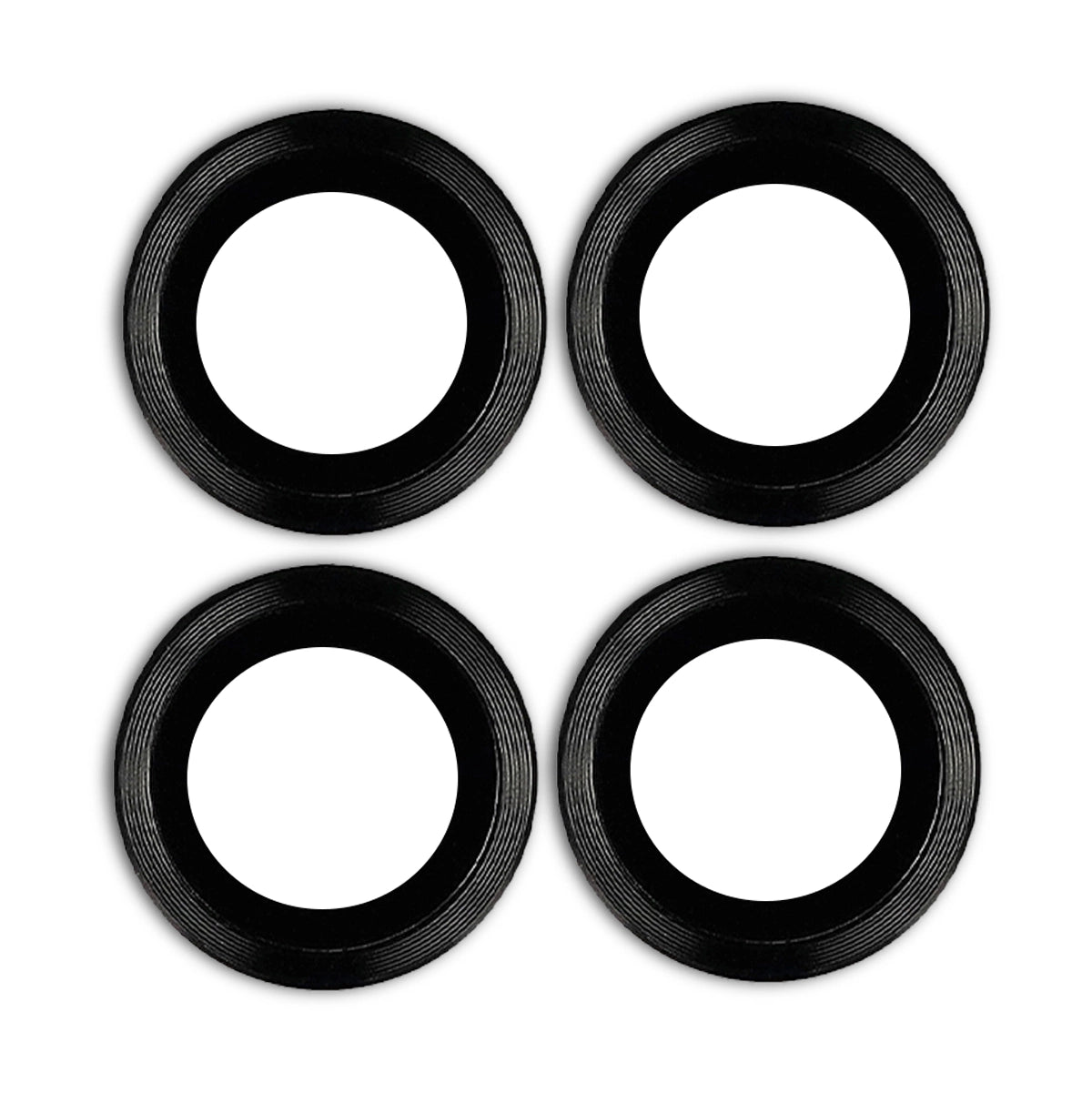 Glas für die Kamera für Xiaomi Redmi Note 15 5G / 14 4G / POCO M8 5G, Bizon Glass Snap Lens, 1 Set, Schwarzer Rahmen
