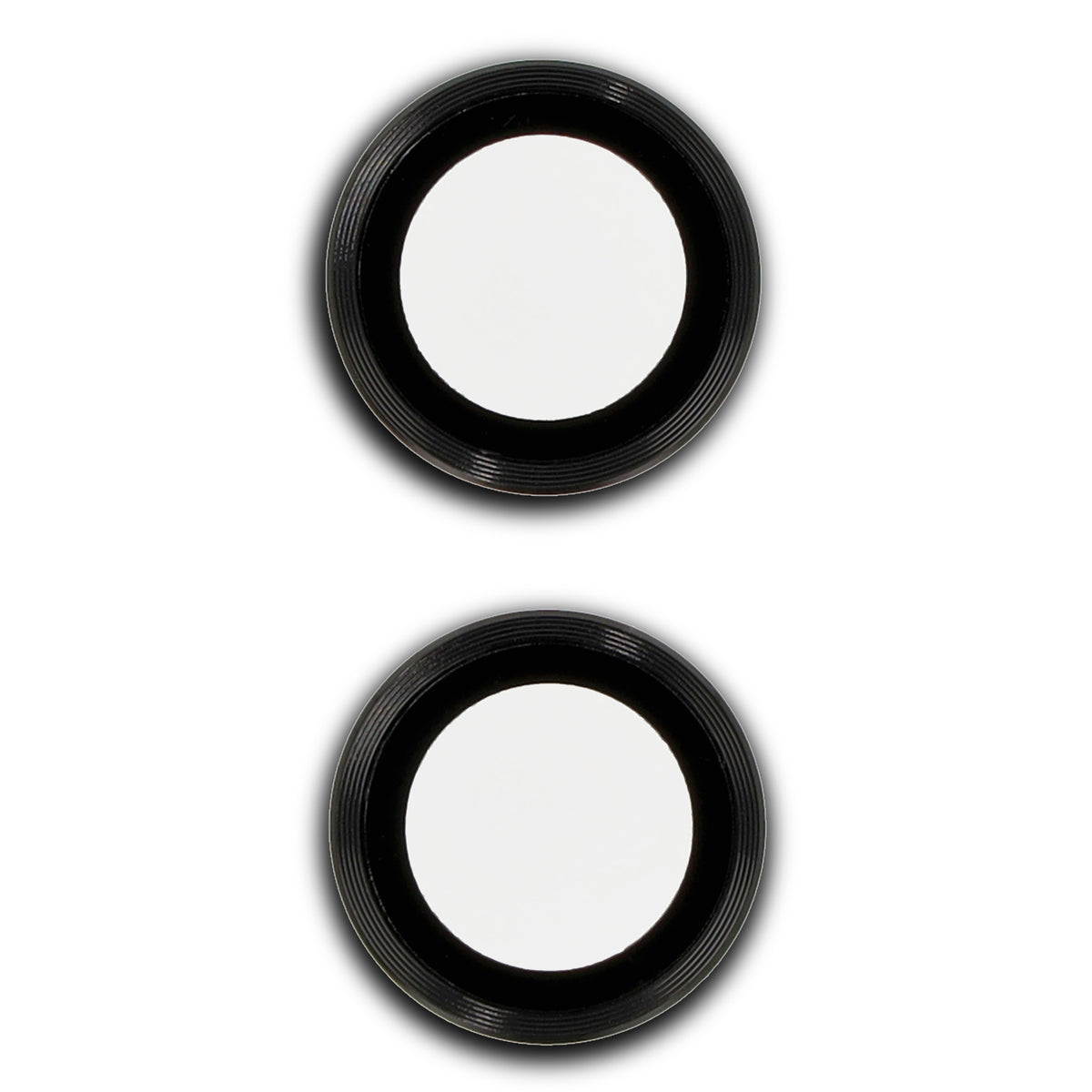 Glas für die Kamera für Motorola Moto G17/G17 Power/G15/G15 Power, Bizon Glass Snap Lens, 1 Set, Schwarzer Rahmen