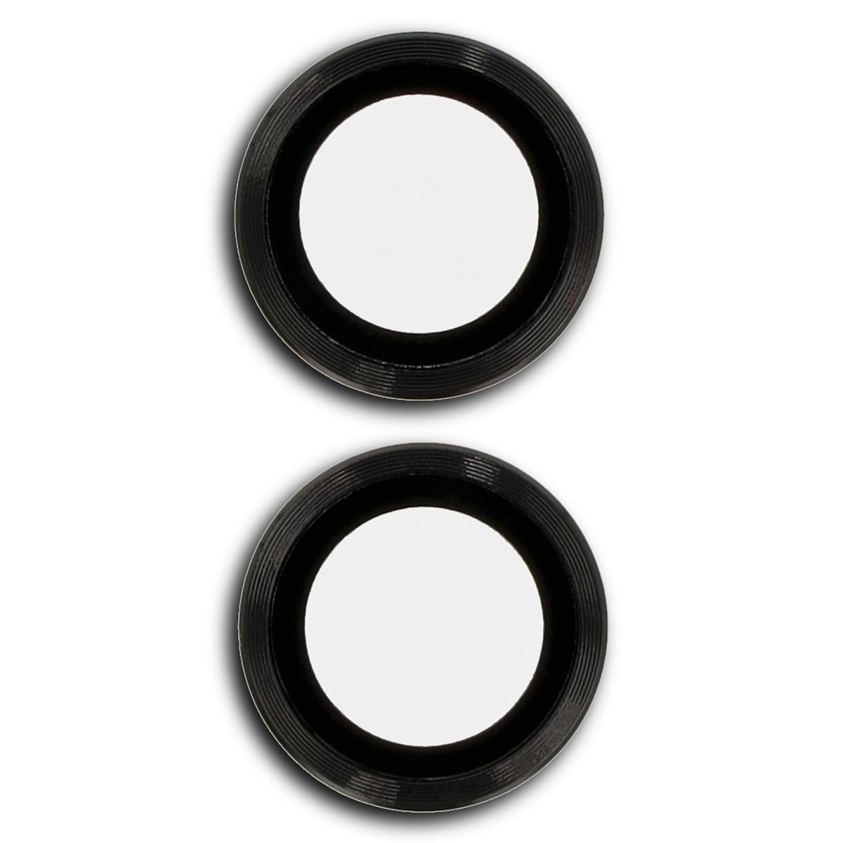 Glas für die Kamera für Motorola Moto G75 5G, Bizon Glass Snap Lens, 1 Set, Schwarzer Rahmen