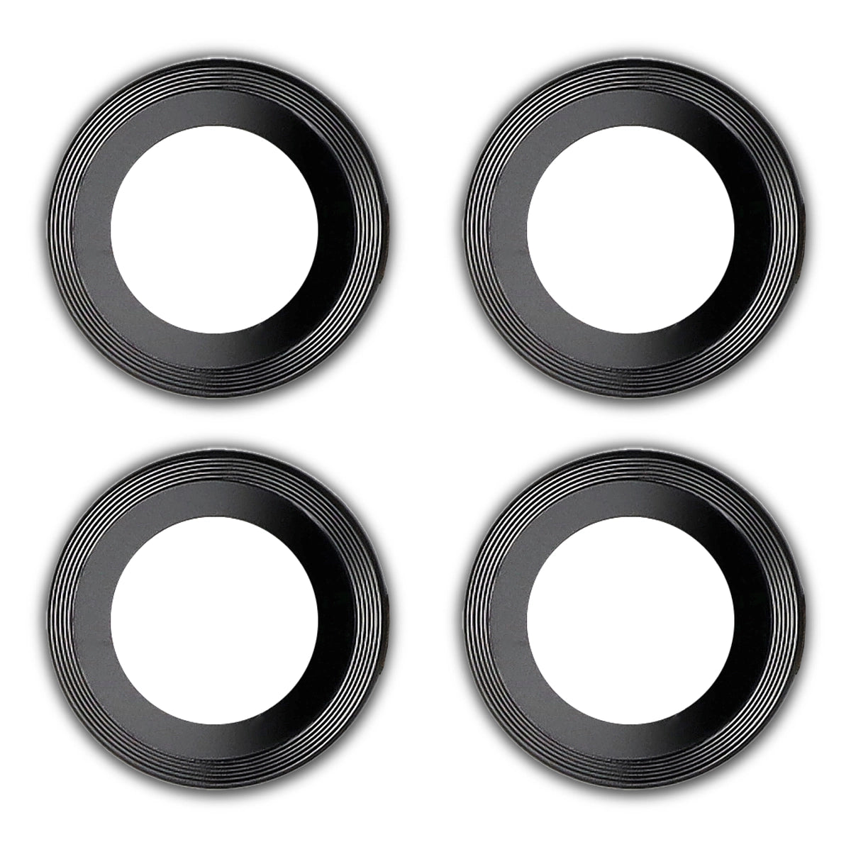 Glas für die Kamera für Motorola Razr Fold, Bizon Glass Snap Lens, 1 Set, Schwarzer Rahmen