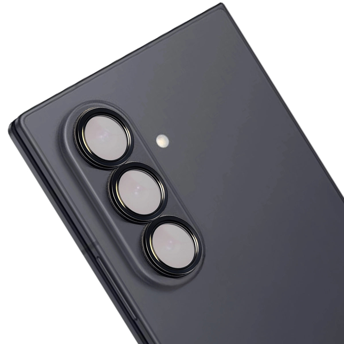 Glas für die Kamera für Galaxy Z Fold8 Ultra, Bizon Glass Snap Lens, 1 Set, Schwarzer Rahmen