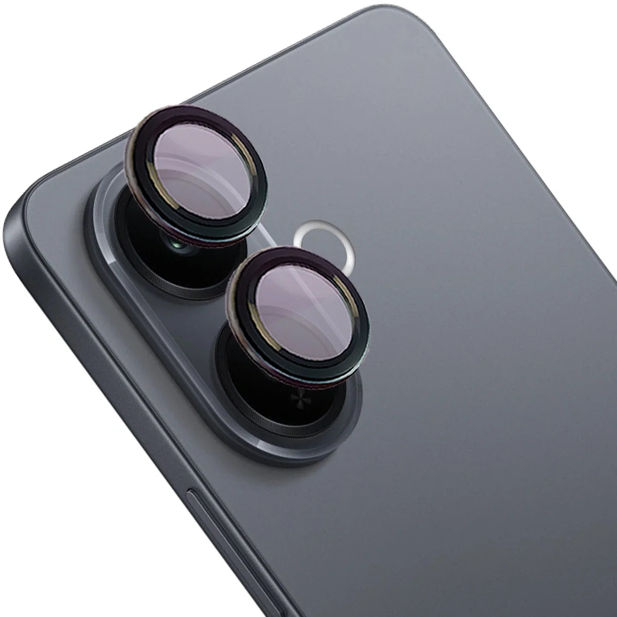 Glas für die Kamera für Vivo V60 Lite 5G, Bizon Glass Snap Lens, 1 Set, Schwarzer Rahmen