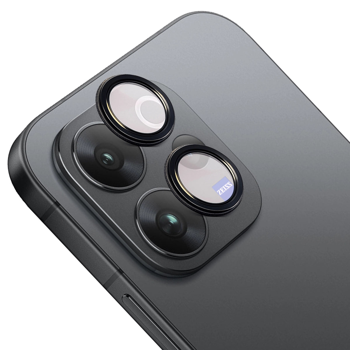 Glas für die Kamera für Vivo V70 5G, Bizon Glass Snap Lens, 1 Set, Schwarzer Rahmen