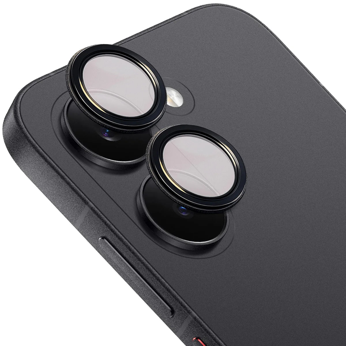 Glas für die Kamera für Xiaomi POCO X8 Pro, Bizon Glass Snap Lens, 1 Set, Schwarzer Rahmen