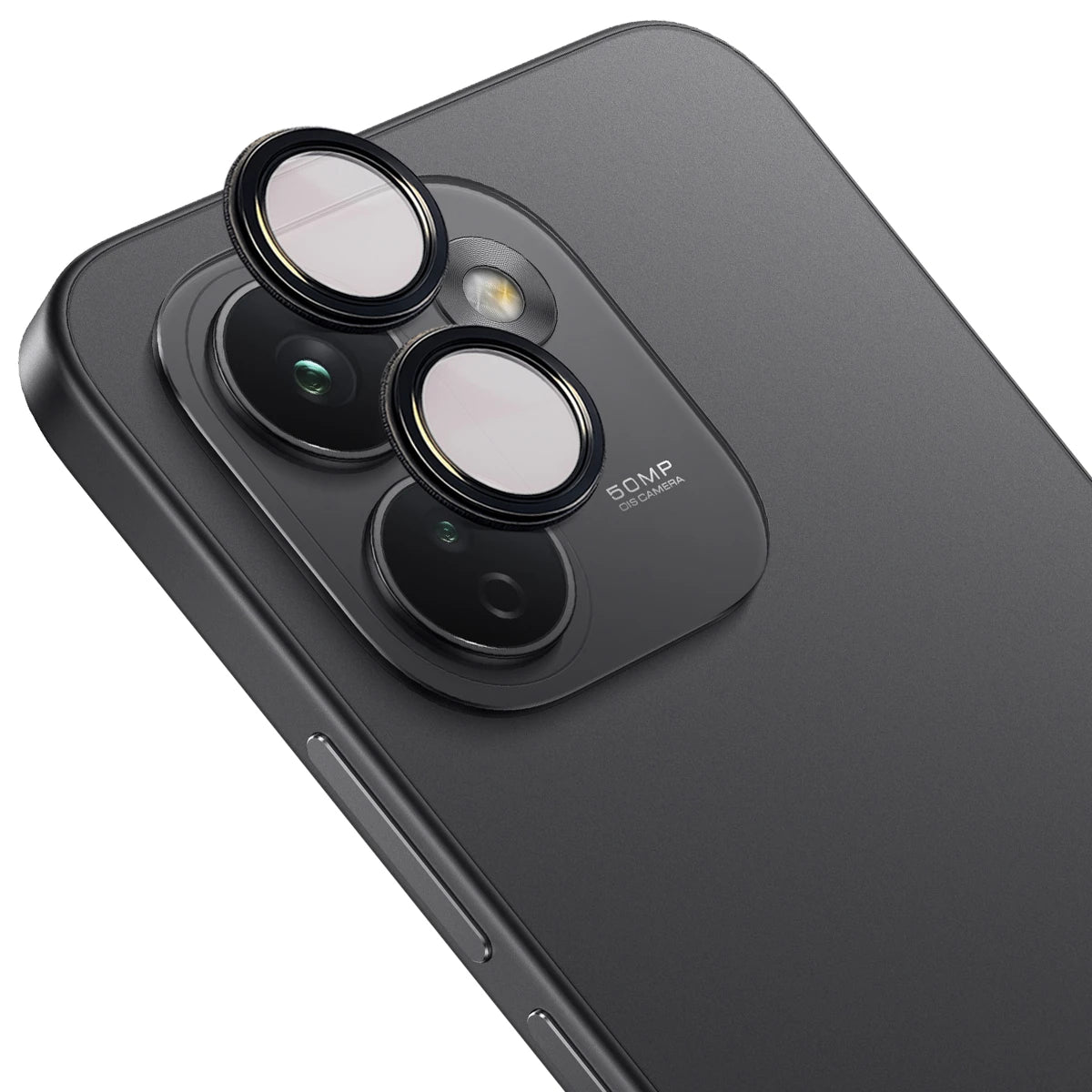 Glas für die Kamera für Xiaomi Redmi Note 17 Pro Max 5G, Bizon Glass Snap Lens, 1 Set, Schwarzer Rahmen (1/3)