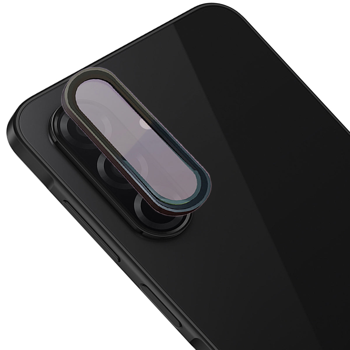 Glas für die Kamera für Galaxy A26 5G, Bizon Glass Snap Lens, 1 Set, Schwarzer Rahmen