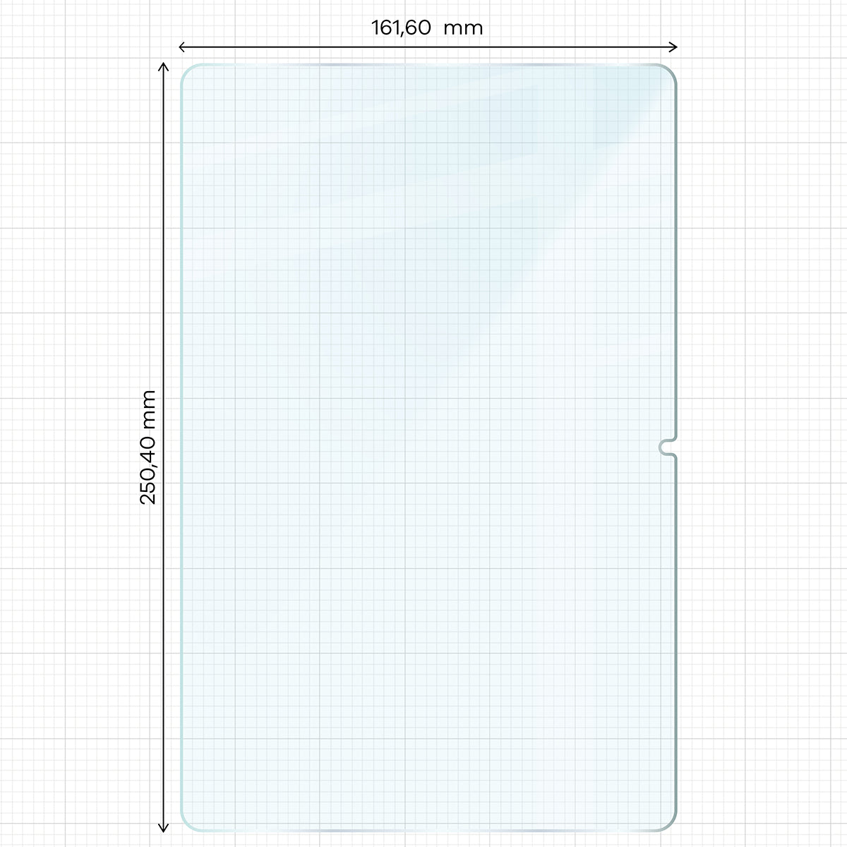 Gehärtetes Glas für Lenovo Idea Tab 11, Bizon Tab Glass Clear Duo, 2 Stück