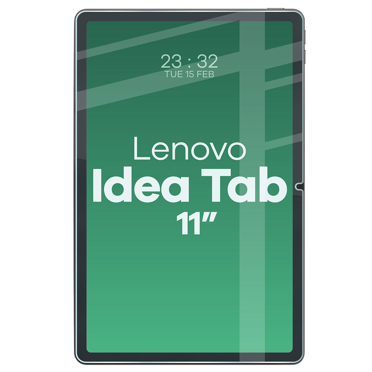 Gehärtetes Glas für Lenovo Idea Tab 11, Bizon Tab Glass Clear Duo, 2 Stück