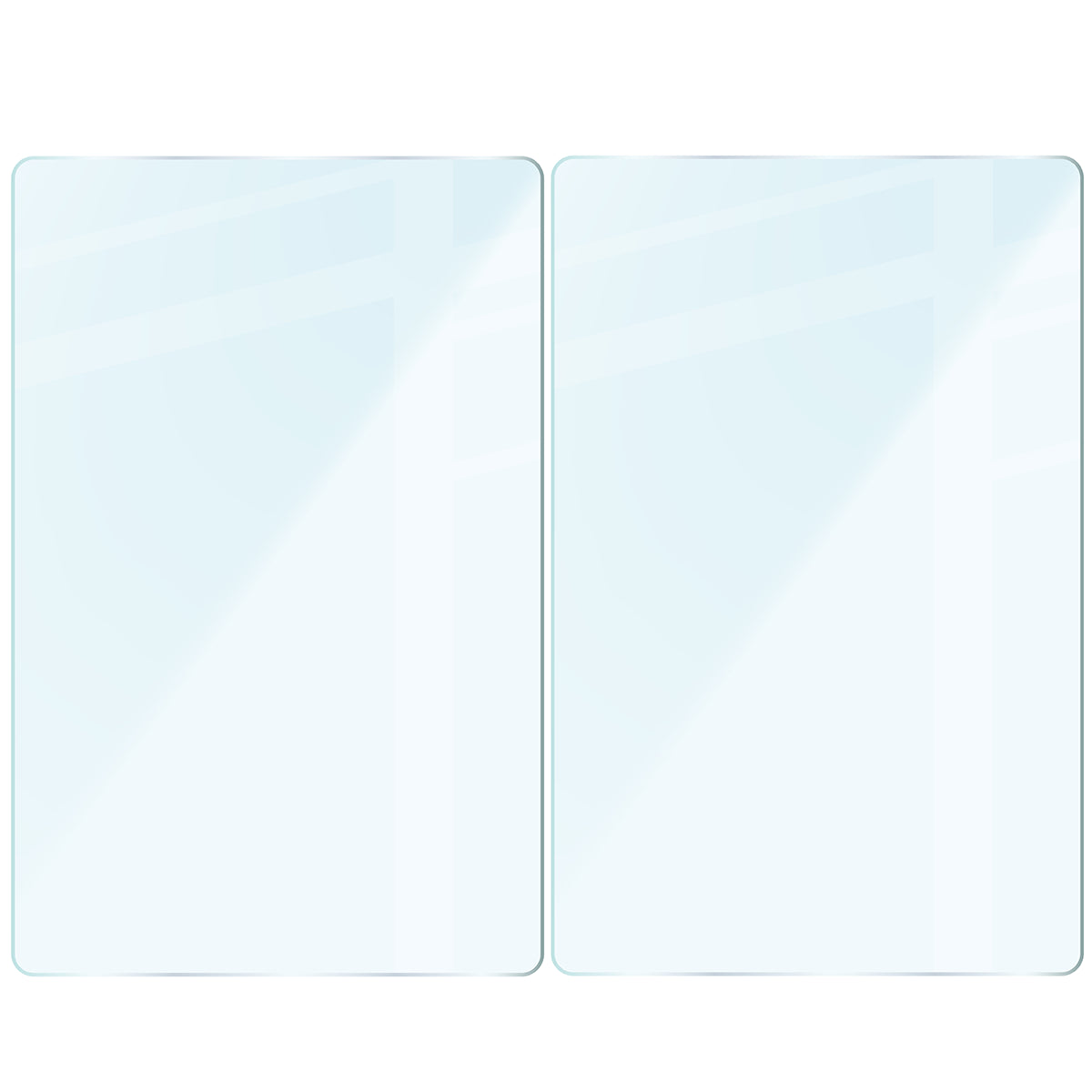 Gehärtetes Glas für Galaxy Tab A11 Plus / A9 Plus, Bizon Glass Tab Clear Duo, 2 Stück