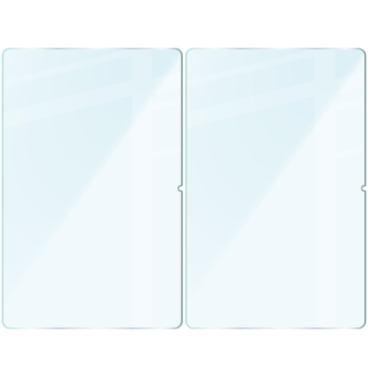 Gehärtetes Glas für Samsung Galaxy Tab S10 FE Plus, Bizon Glass Tab Clear Duo, 2 Stück