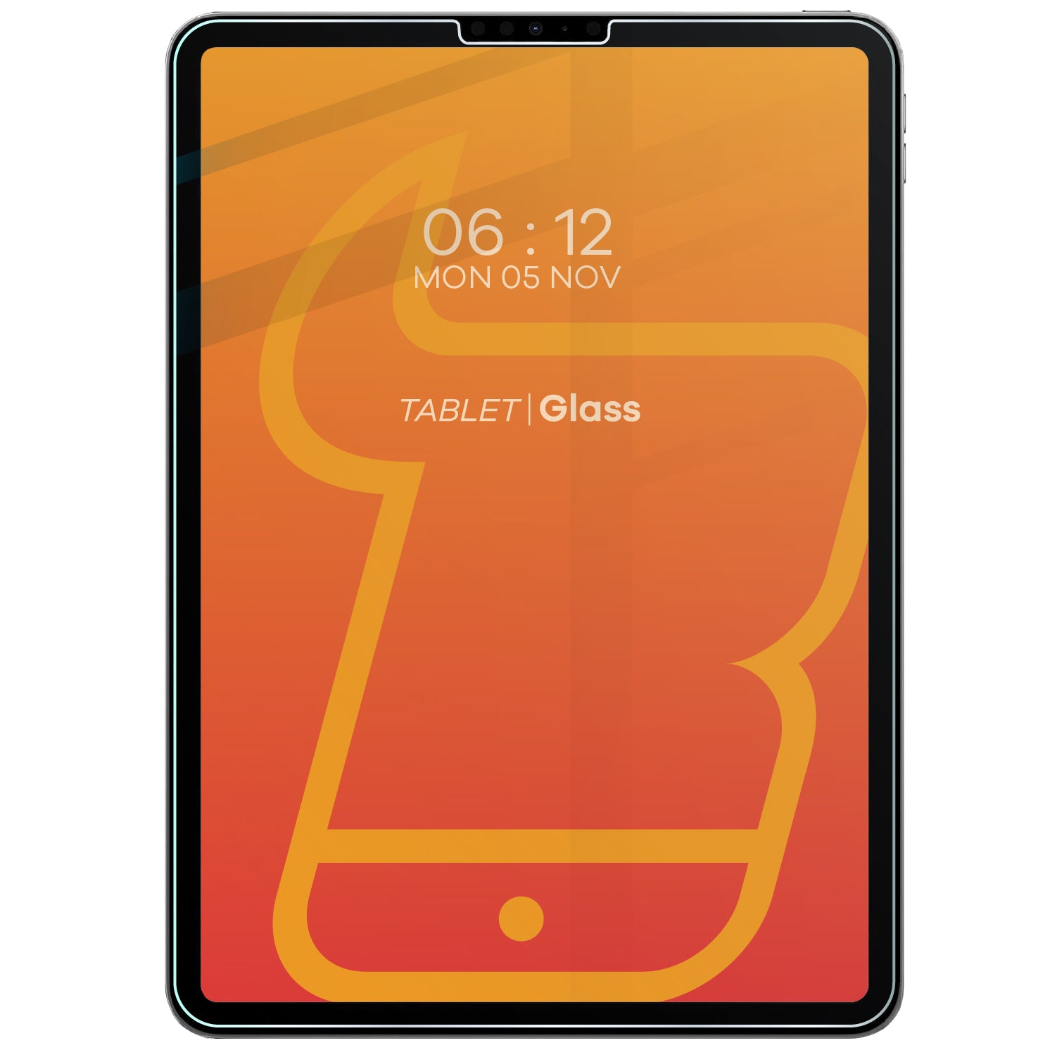 Gehärtetes Glas für iPad Pro 11 2022/2021/2020/2018/AIR 5/4, Bizon Glass Tab Clear Duo, 2 Stück