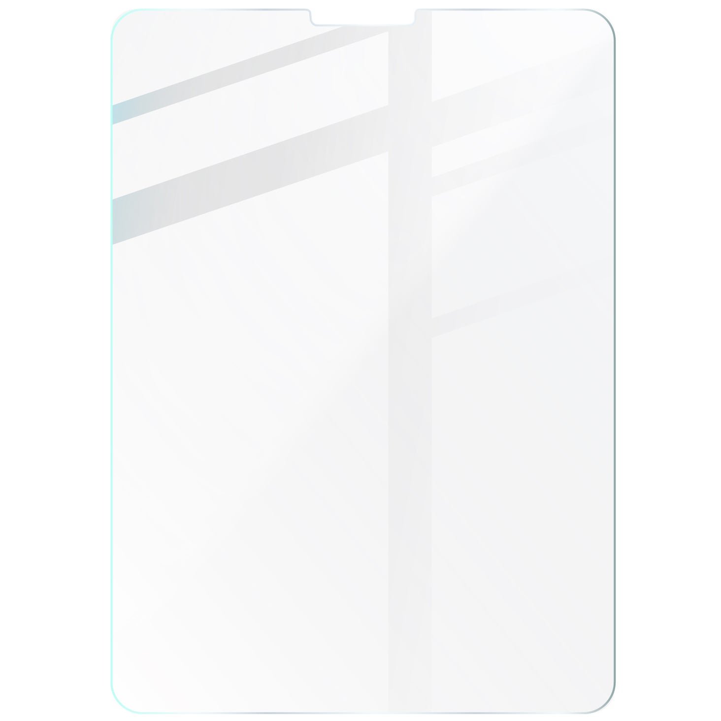 Gehärtetes Glas für iPad Pro 11 2022/2021/2020/2018/AIR 5/4, Bizon Glass Tab Clear Duo, 2 Stück