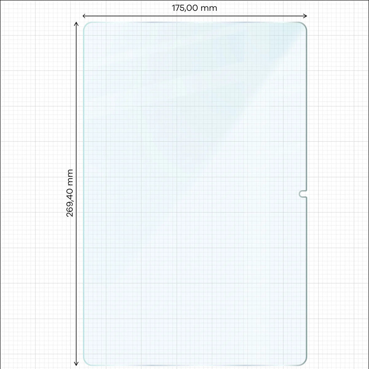 Gehärtetes Glas für Honor MagicPad 4, Bizon Tab Glass Clear Duo, 2 Stück