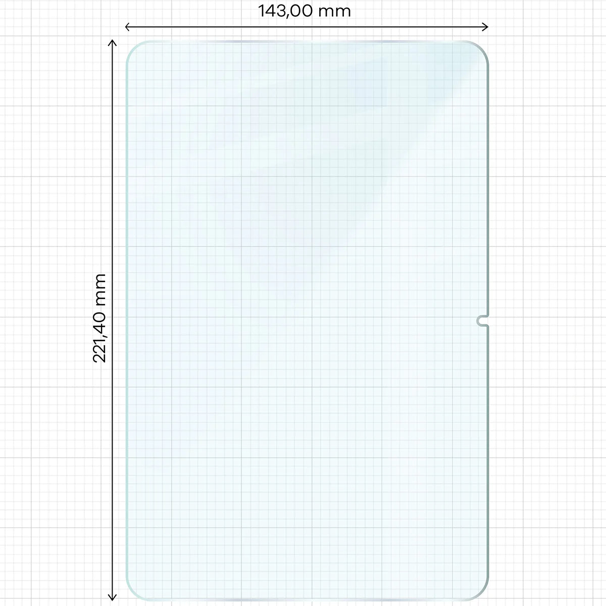 Gehärtetes Glas für Xiaomi Redmi Pad 2 9.7", Bizon Tab Glass Clear Duo, 2 Stück