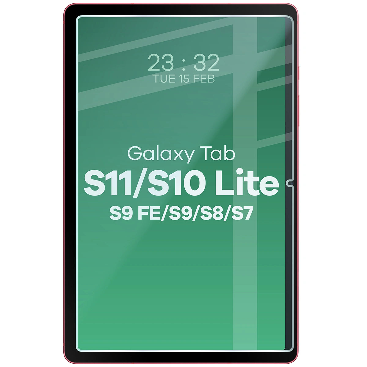 Gehärtetes Glas für Galaxy Tab S11 / S10 Lite / S10 FE / S9 FE / S9 / S8 / S7, Bizon Glass Tab Clear Duo, 2 Stück