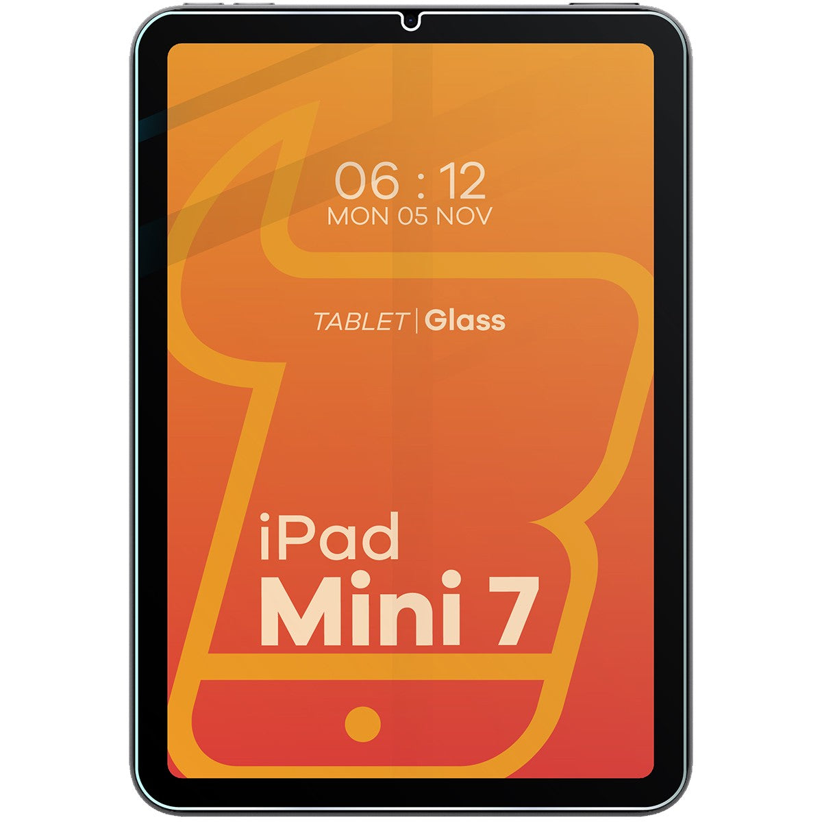 Gehärtetes Glas für iPad Mini 7 gen. 2024 / iPad Mini 6 gen. 2021, Bizon Glass Tab Clear Duo, 2 Stück