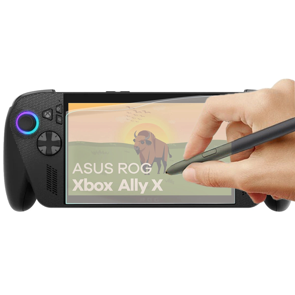 Matte Folie für ASUS ROG Xbox Ally X, Bizon Tab Film Sun, 1 Stück