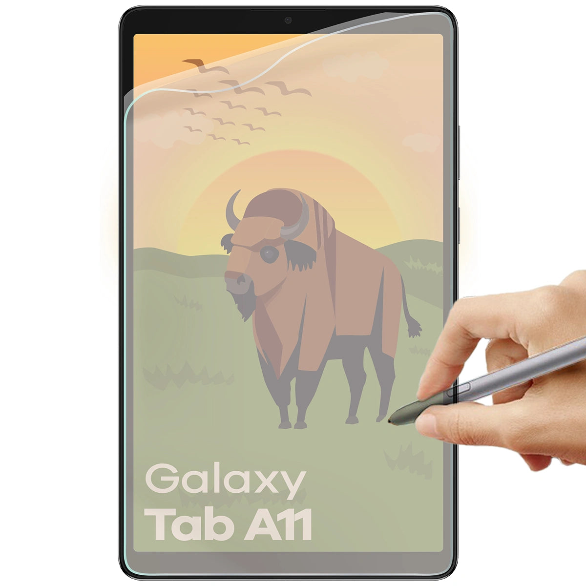 Matte Folie für Samsung Galaxy Tab A11, Bizon Tab Film Sun, 1 Stück