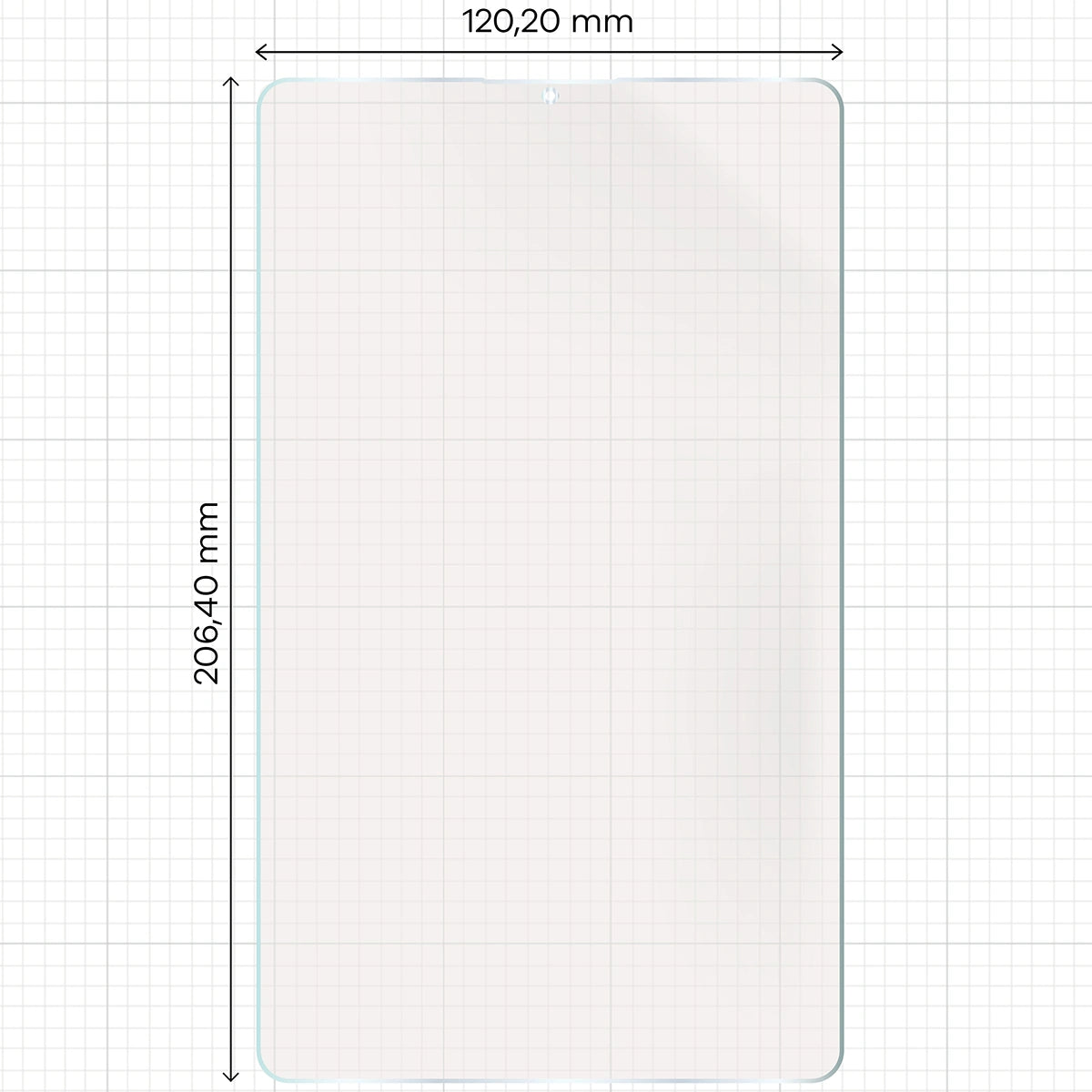 Matte Folie für Samsung Galaxy Tab A11, Bizon Tab Film Sun, 1 Stück