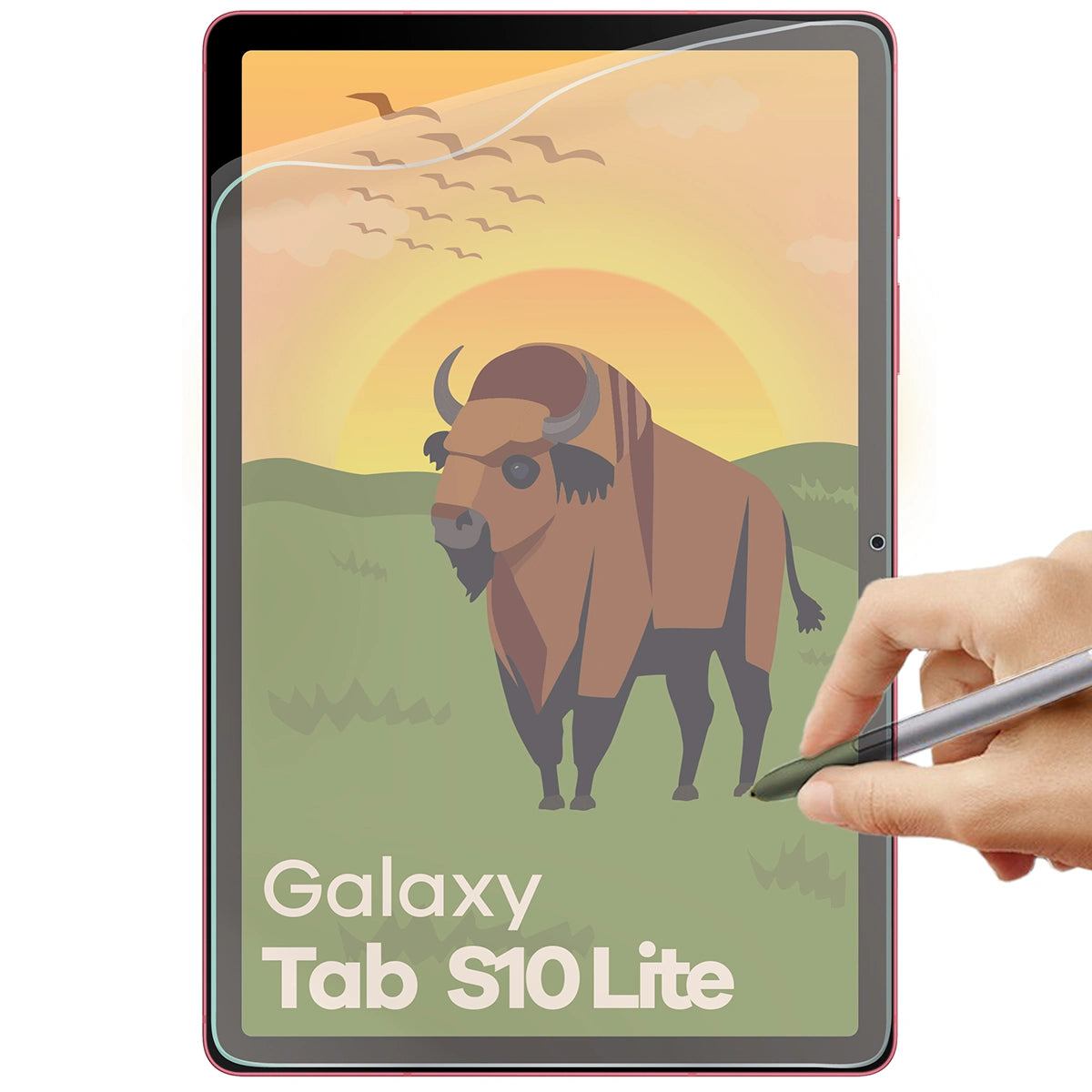 Matte Folie für Galaxy Tab S10 Lite, Bizon Tab Film Sun, 1 Stück