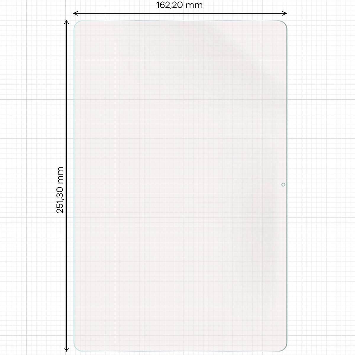 Matte Folie für Galaxy Tab S10 Lite, Bizon Tab Film Sun, 1 Stück