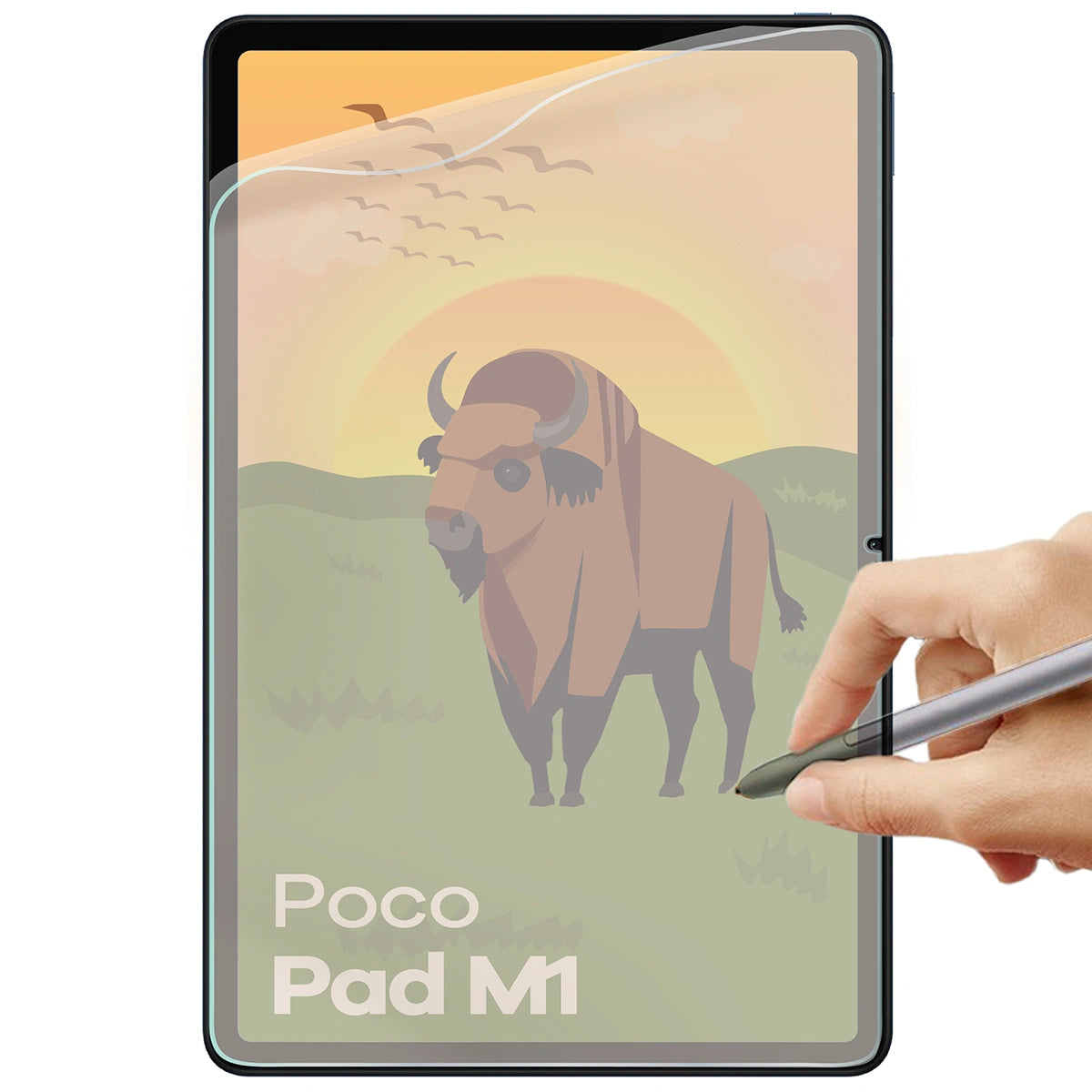Matte Folie für Xiaomi Poco Pad M1, Bizon Tab Film Sun, 1 Stück
