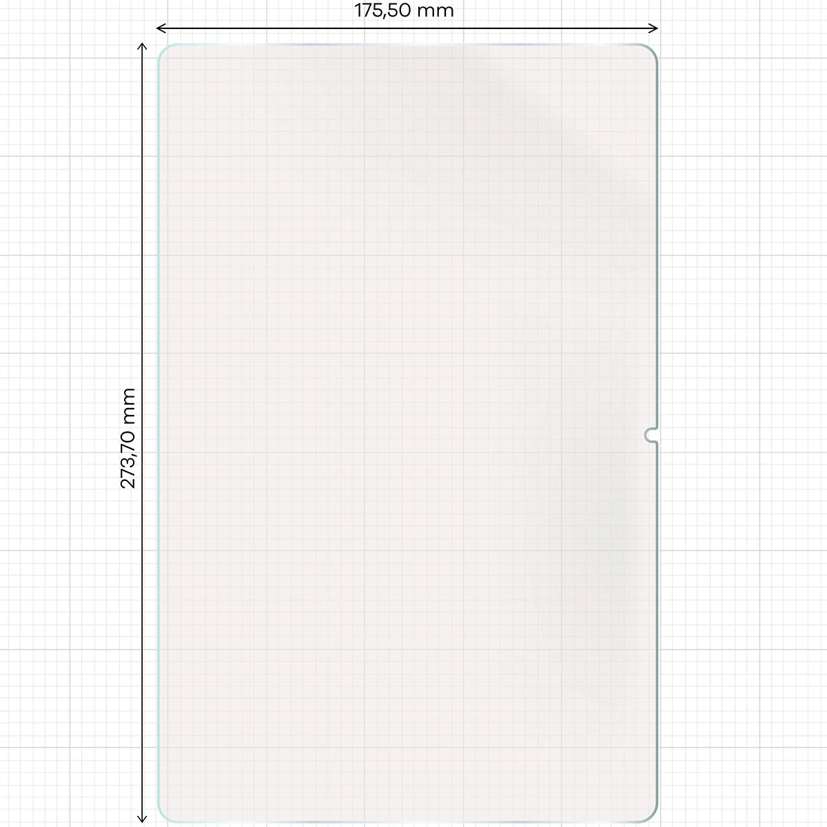 Matte Folie für Xiaomi Poco Pad M1, Bizon Tab Film Sun, 1 Stück