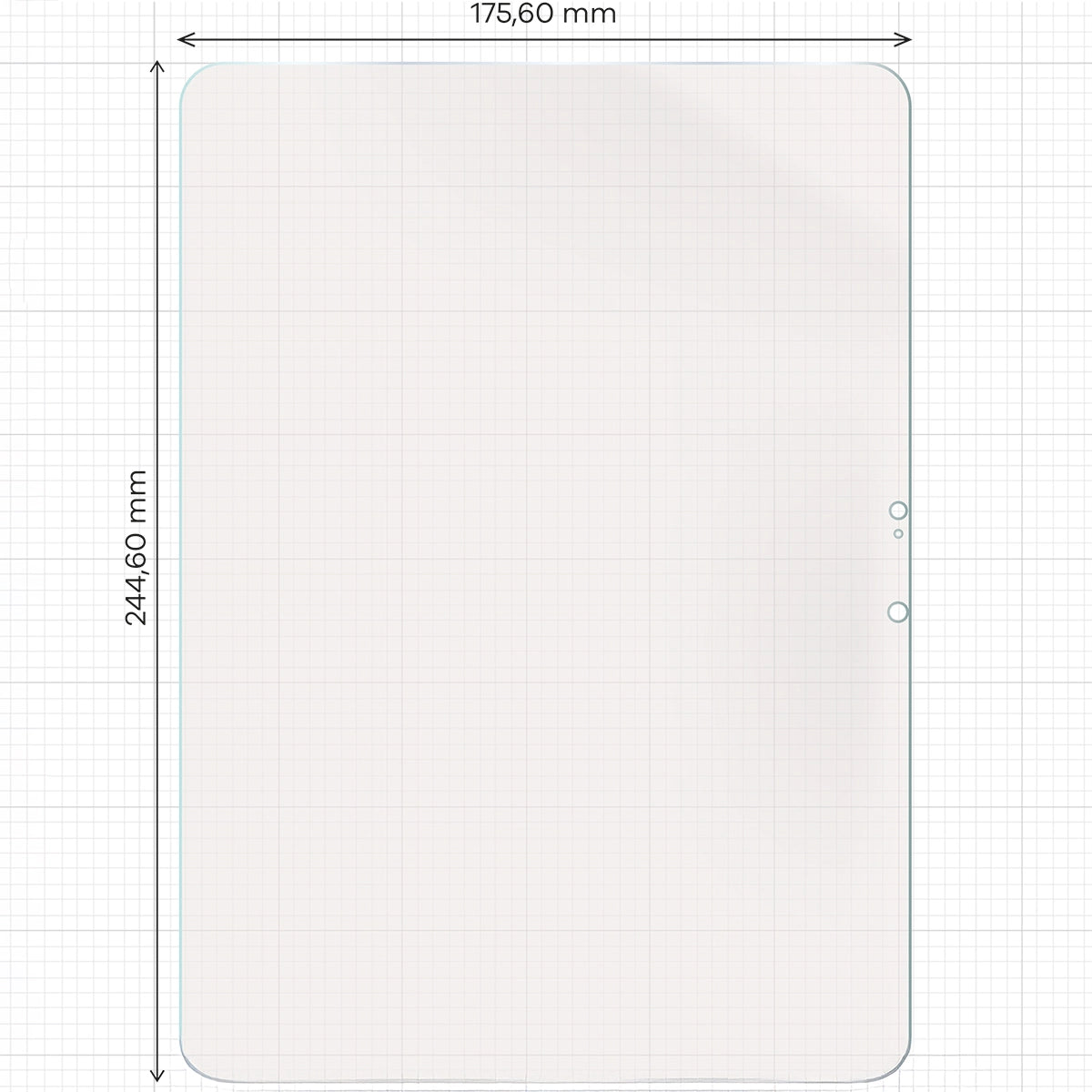 Matte Folie für iPad iPad Air 11 M4/M3, Bizon Tab Film Sun Duo, 2 Stück