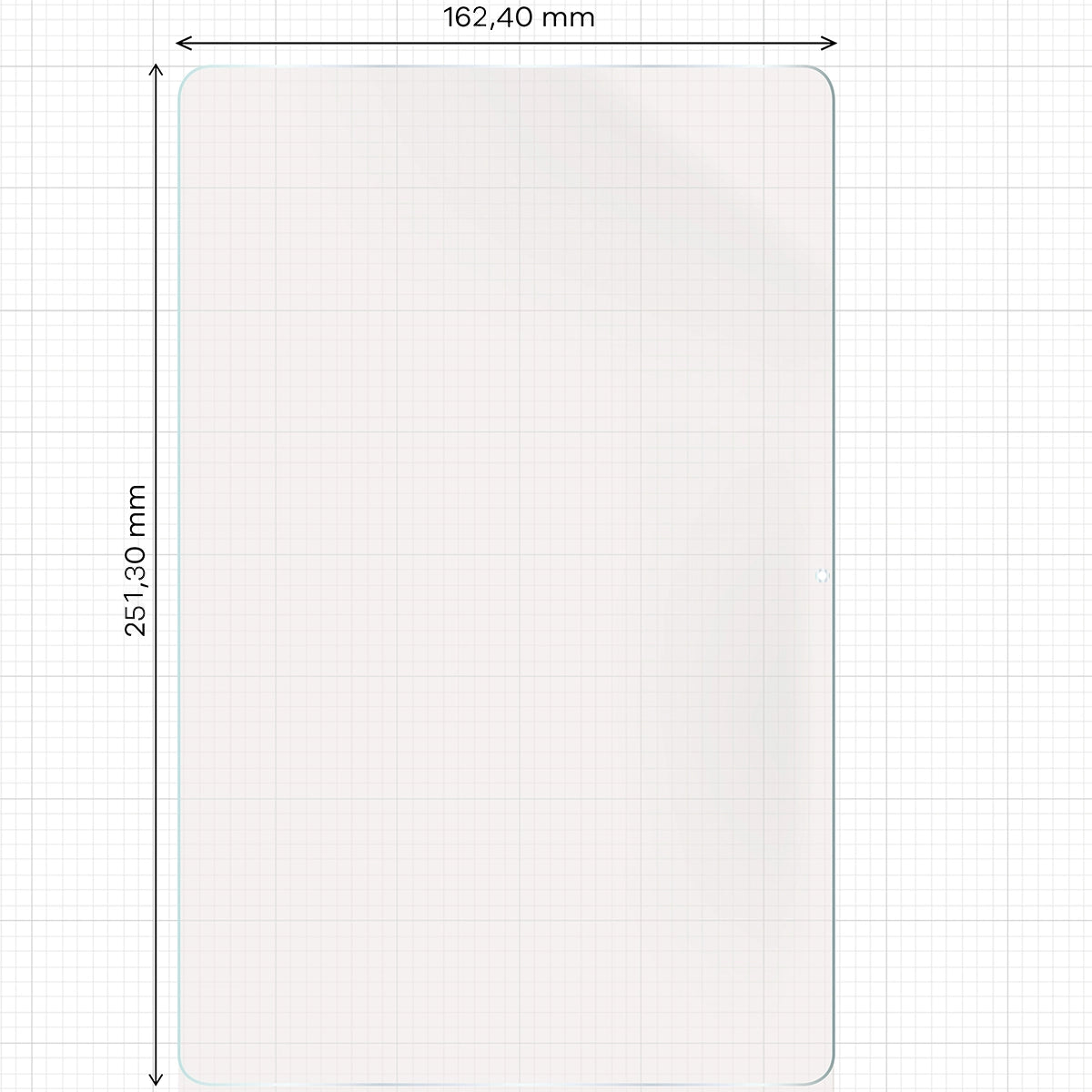 Matte Folie für Galaxy Tab S10 FE, Bizon Glass Tab Film Sun Duo, 2 Stück