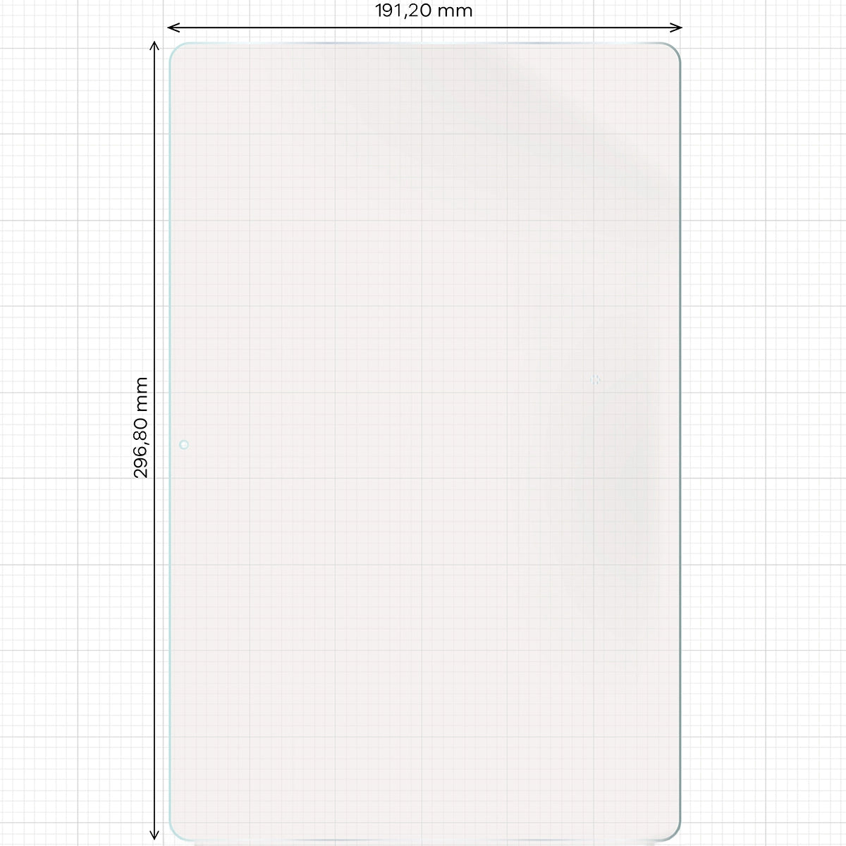 Matte Folie für Samsung Galaxy Tab S10 FE Plus, Bizon Tab Film Sun Duo, 2 Stück