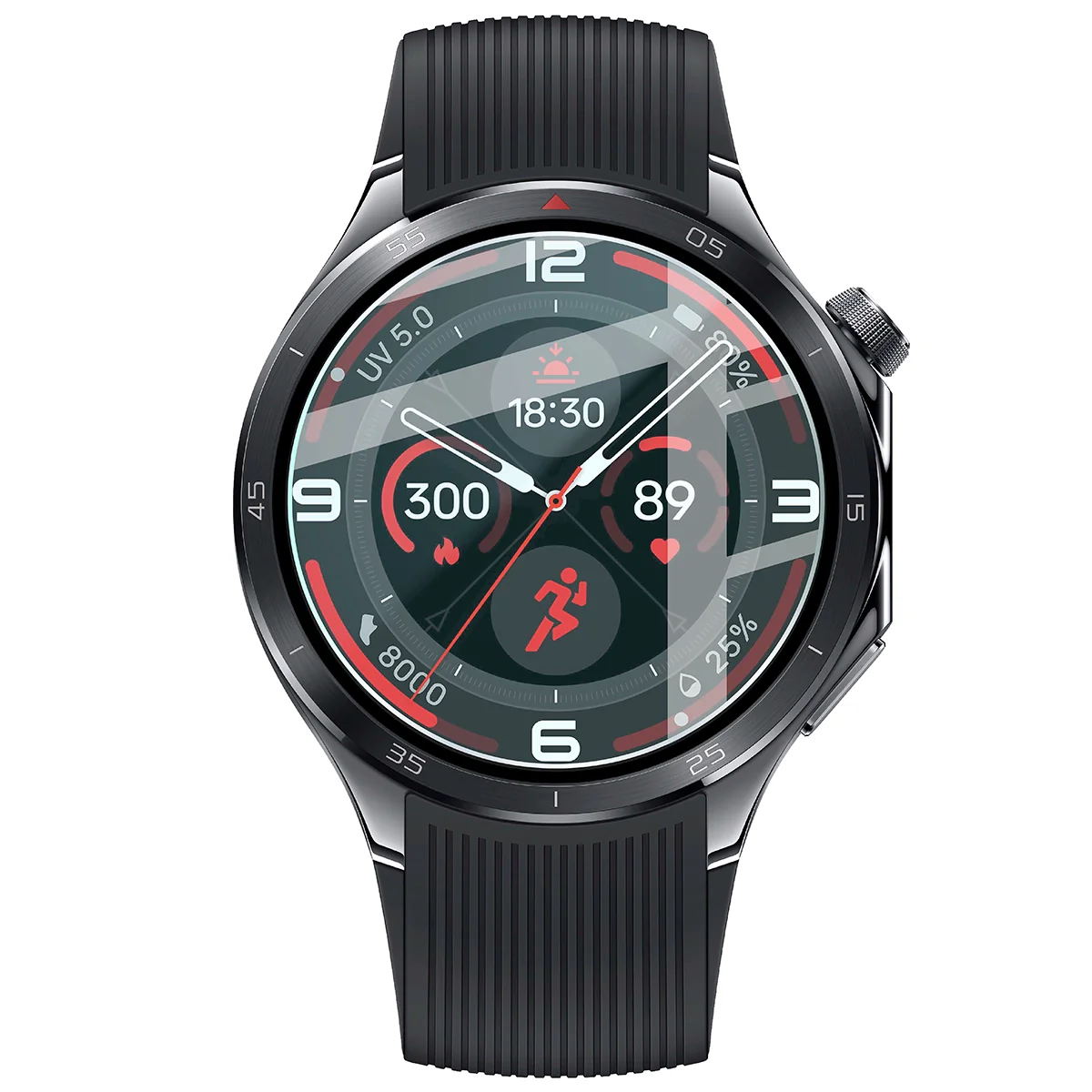Gehärtetes Glas für OnePlus Watch 3, Bizon Glass Watch Clear, Transparent