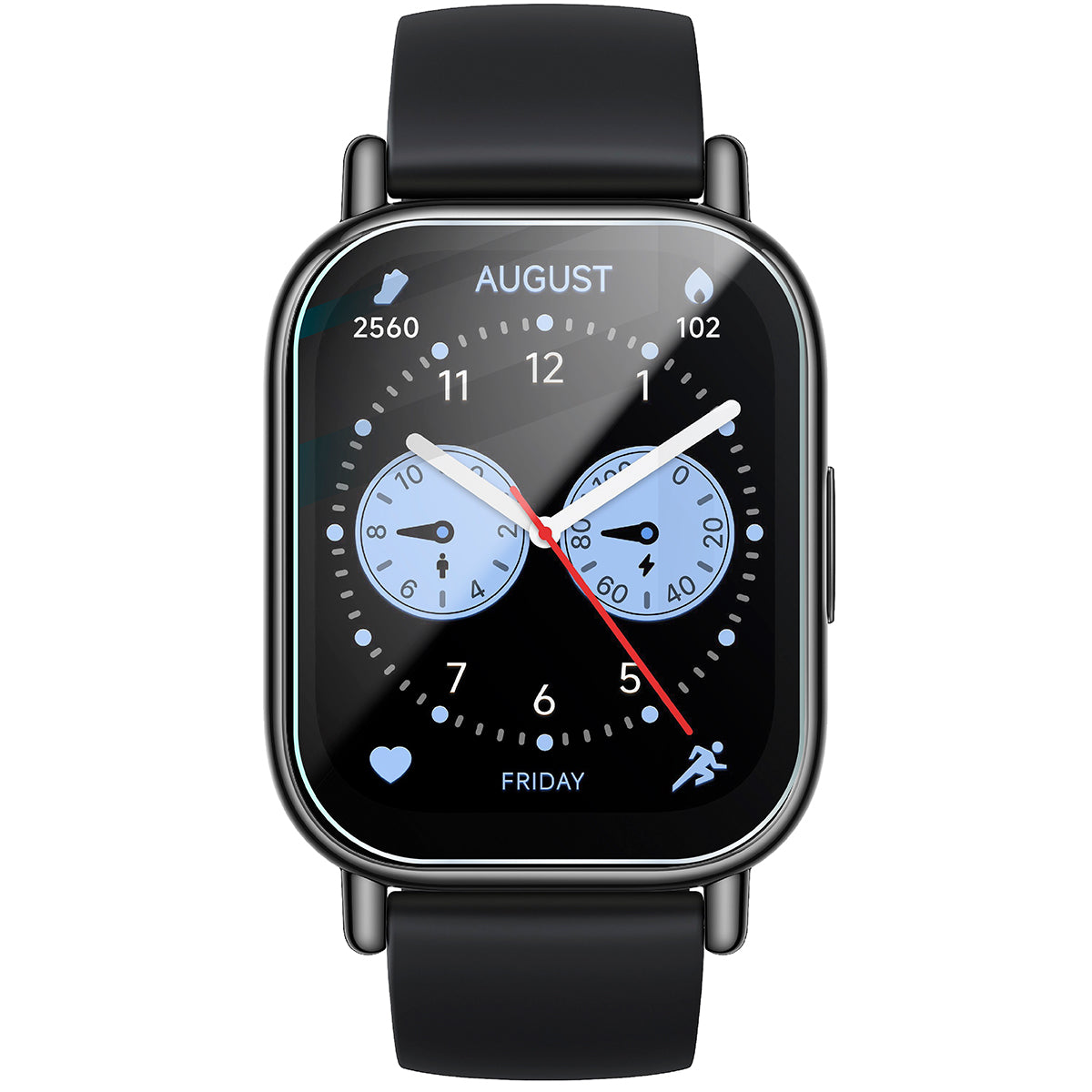 Gehärtetes Glas für Xiaomi Redmi Watch 5 Lite, Bizon Glass Watch Clear, Transparent