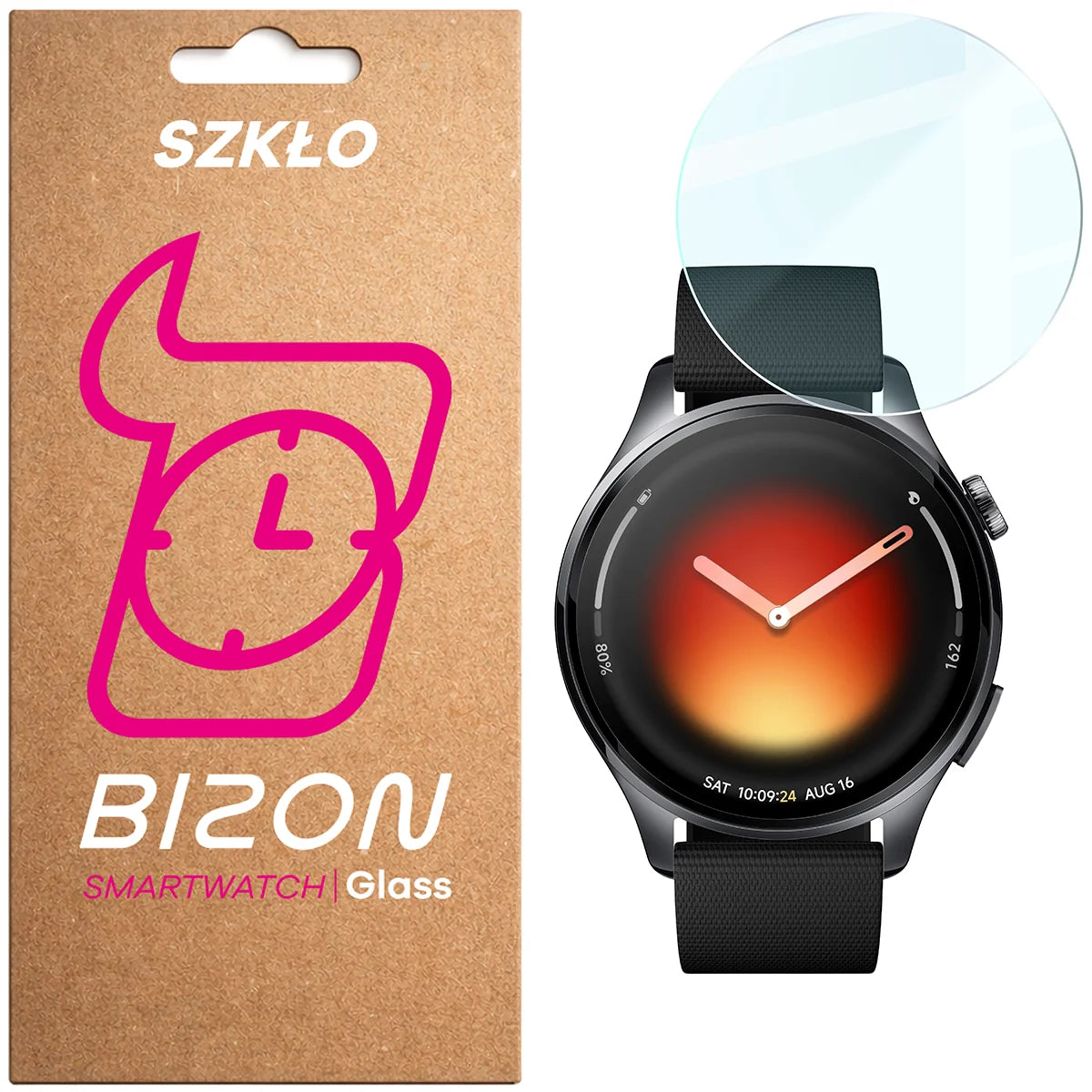 Gehärtetes Glas für Xiaomi Watch 5, Bizon Glass Watch Clear, Transparent