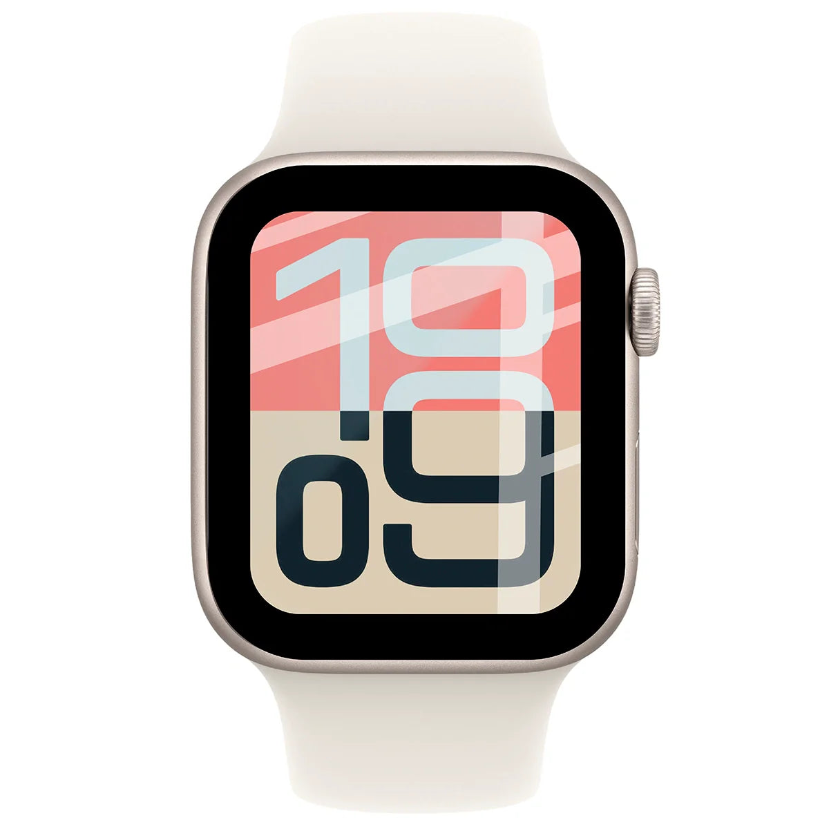 Hybrides Glas für Apple Watch SE 3 / SE 2 / SE / 6 / 5 / 4 (40 mm), Bizon Glass Watch Edge Hybrid, Schwarz