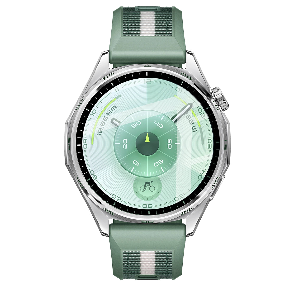 Hybrides Glas für Huawei Watch GT6 46 mm, Bizon Glass Watch Edge Hybrid, Schwarz