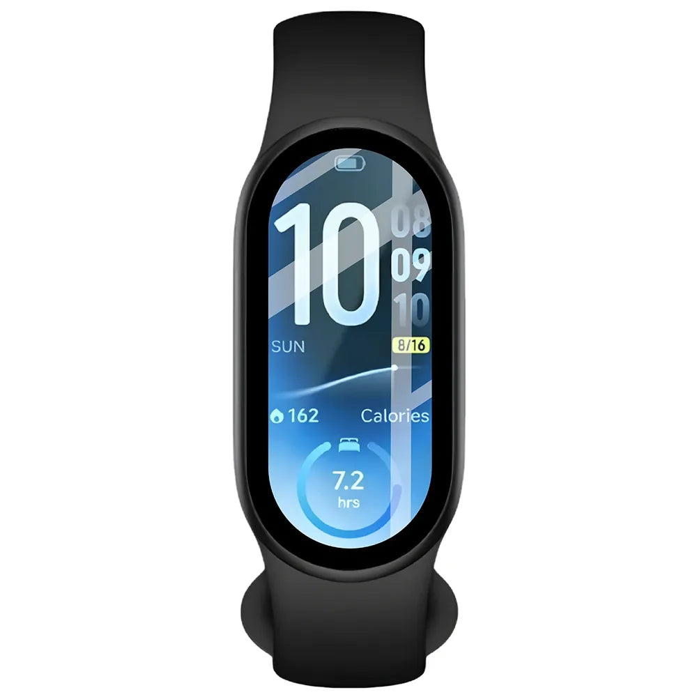 Hybrides Glas für Xiaomi Smart Band 11, Bizon Watch Glass Edge Hybrid, Schwarz (2/5)