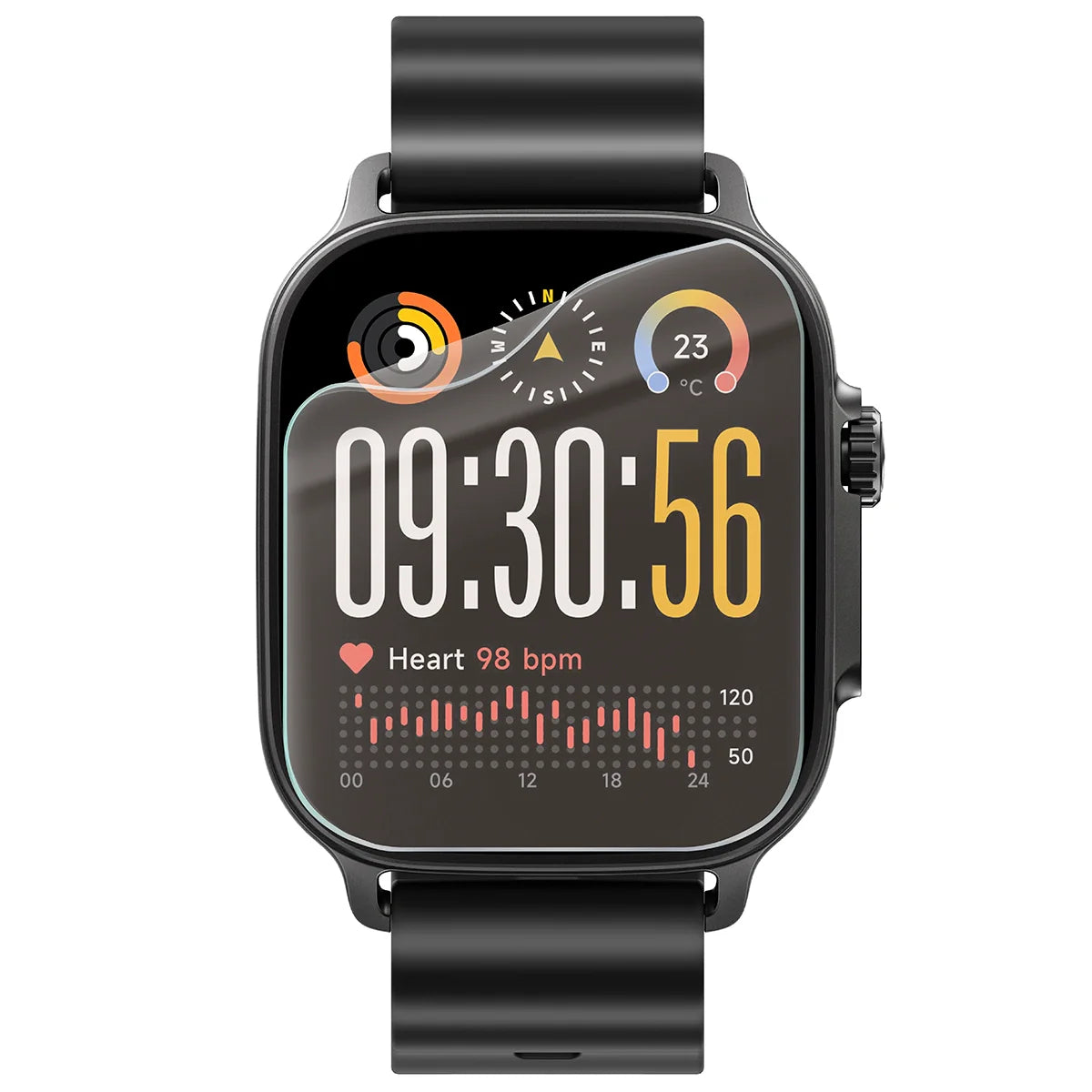 Matte Folie für Realme Watch 5, Bizon Watch Film Sun, 1 Stück