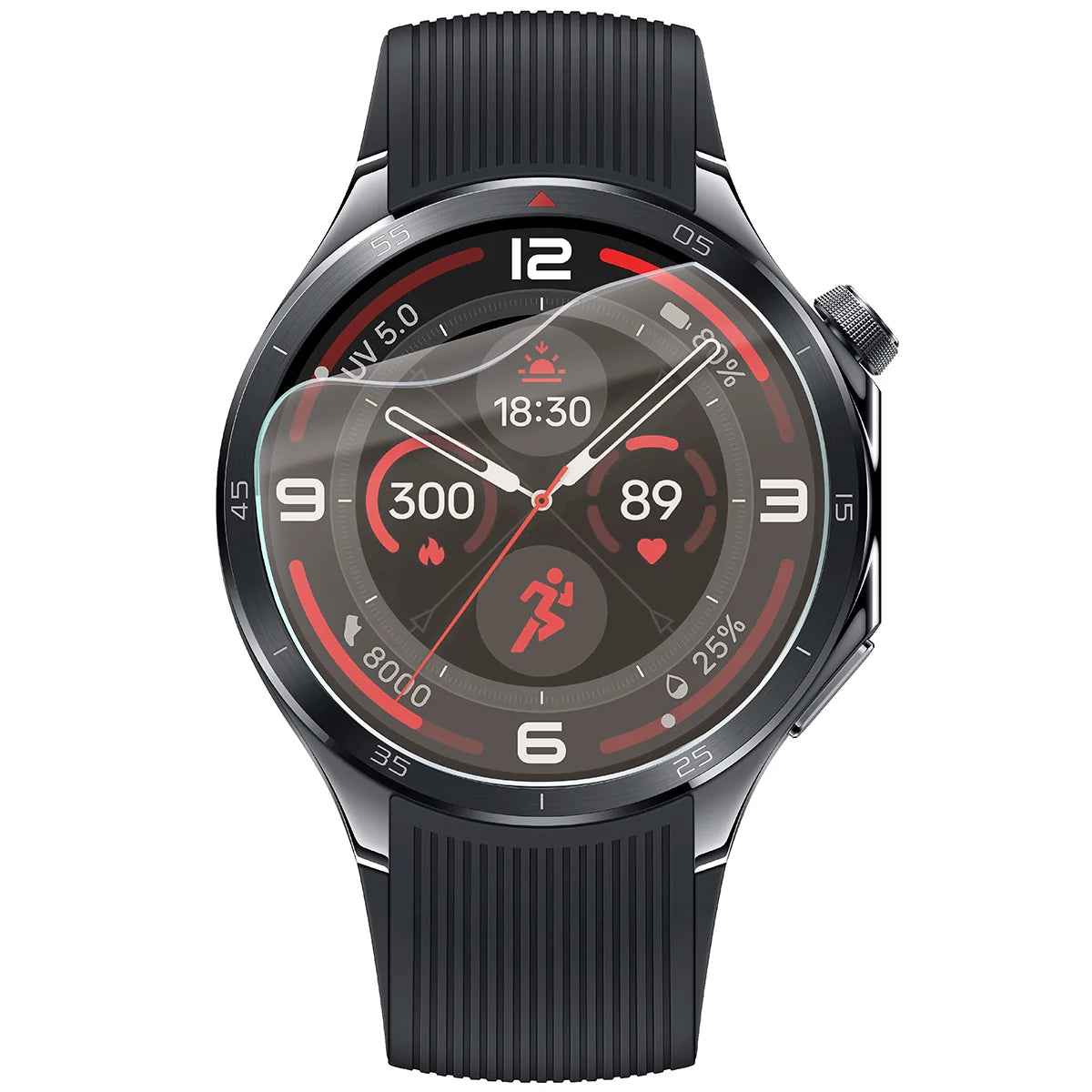 Matte Folie für OnePlus Watch 3, Bizon Watch Film Sun Duo, 2 Stück