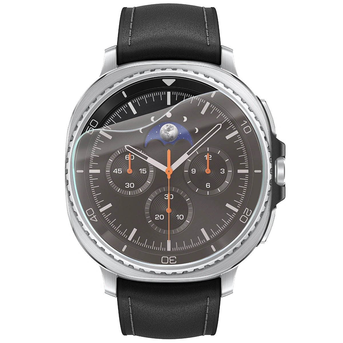 Matte Folie für Galaxy Watch 8 Classic 46 mm, Bizon Watch Film Sun Duo, 2 Stück