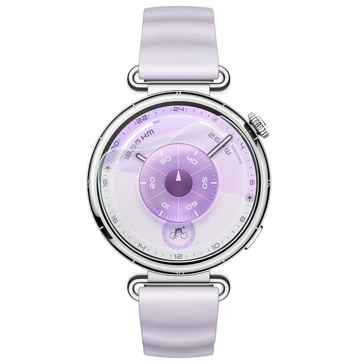 Hydrogel Folie für den Bildschirm für Huawei Watch GT6 41 mm, Bizon Watch Film Hydrogel Duo, 2 Stück