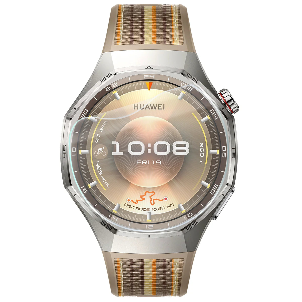 Hydrogel Folie für den Bildschirm für Huawei Watch GT6 Pro 46 mm, Bizon Watch Film Hydrogel Duo, 2 Stück